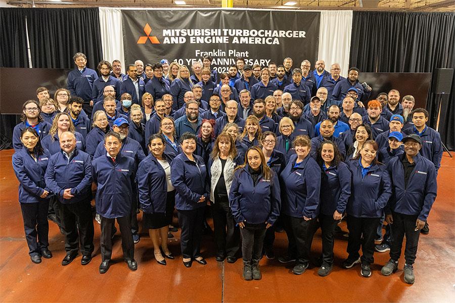 MHIET 子会社の米国フランクリン工場が開設10周年 自動車用ターボチャージャを累計650 万台生産