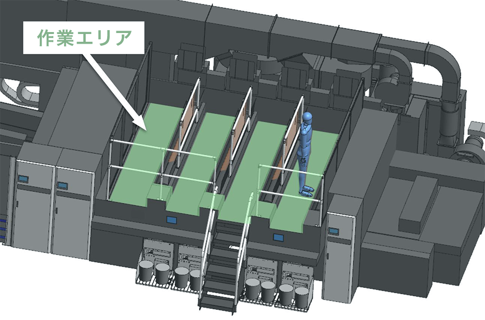 三菱重工機械システム | 私たちの生活や経済を支える段ボールの製造を担う新型段ボール製函機「MC」開発の現場から