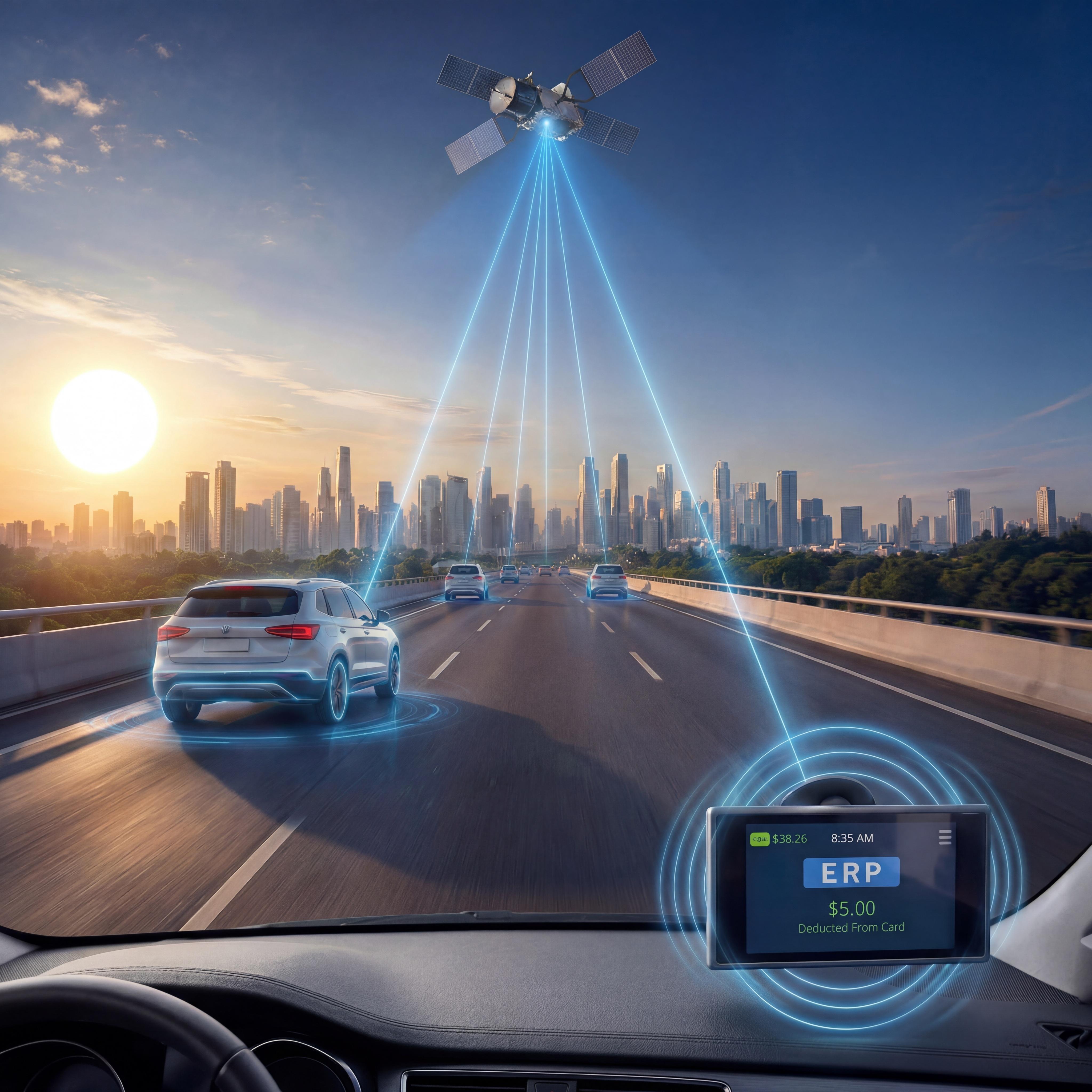GNSS方式　Electronic Road Pricing System
