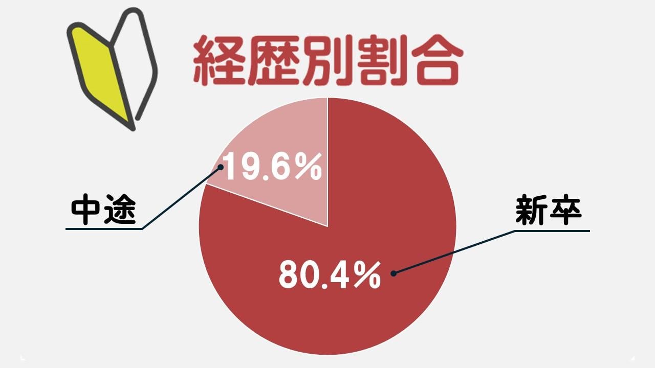 経歴別割合