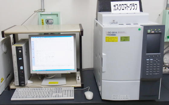 ガスクロマトグラフ(FID)<有機溶剤濃度の測定>