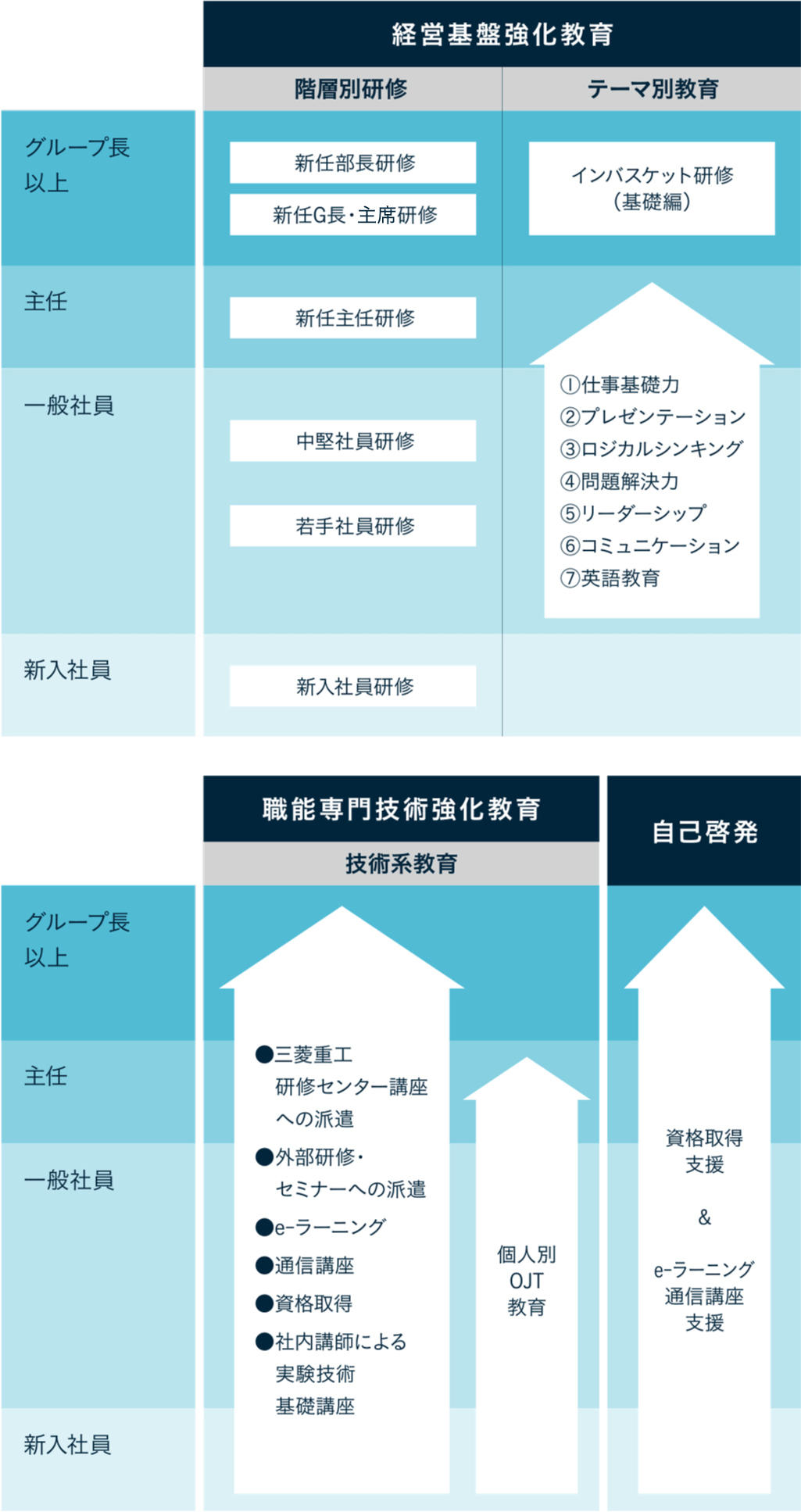 社員教育体系図