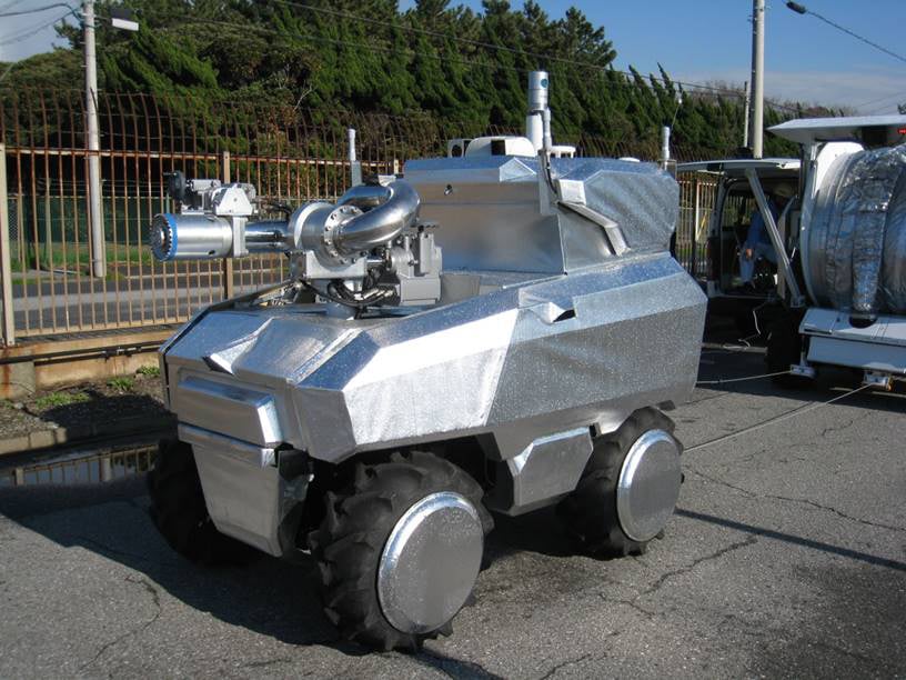 放水砲ロボット