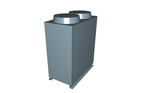 ビル内空調設備の3D-CAD データ（例）