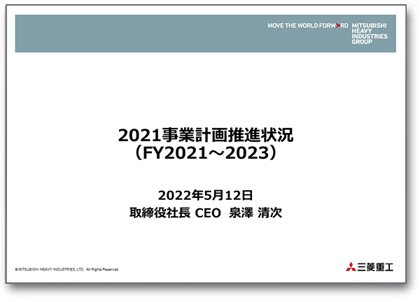 2021事業計画推進状況（2022年5月12日発表）