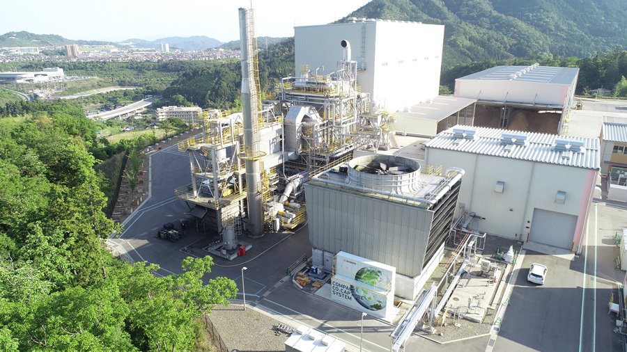 Seifu Shinto biomass power plant (photo courtesy of Taihei Dengyo Kaisha, Ltd.)