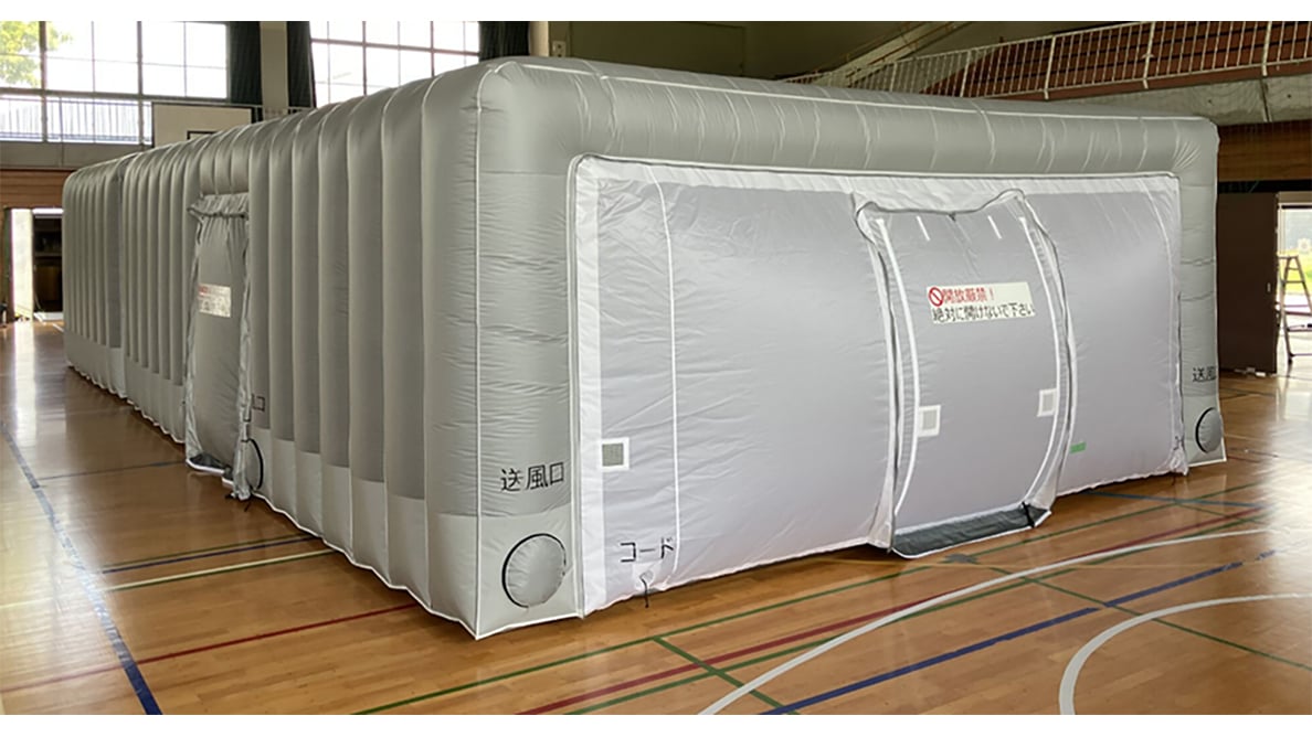 再処理機器、原子力防災用可搬型陽圧テント装置「M-CAS」を愛媛県から