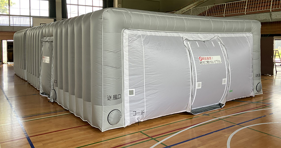 再処理機器、原子力防災用可搬型陽圧テント装置「M-CAS」を愛媛県から