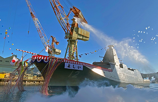新鋭艦船が産まれる現場での、若手技術者の活躍ステージと、生産技術開発の最前線を語る
