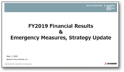 FY2019 Financial Results &amp; Emergency Measures, Strategy Update