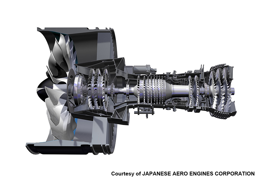 PW1100G-JM engine