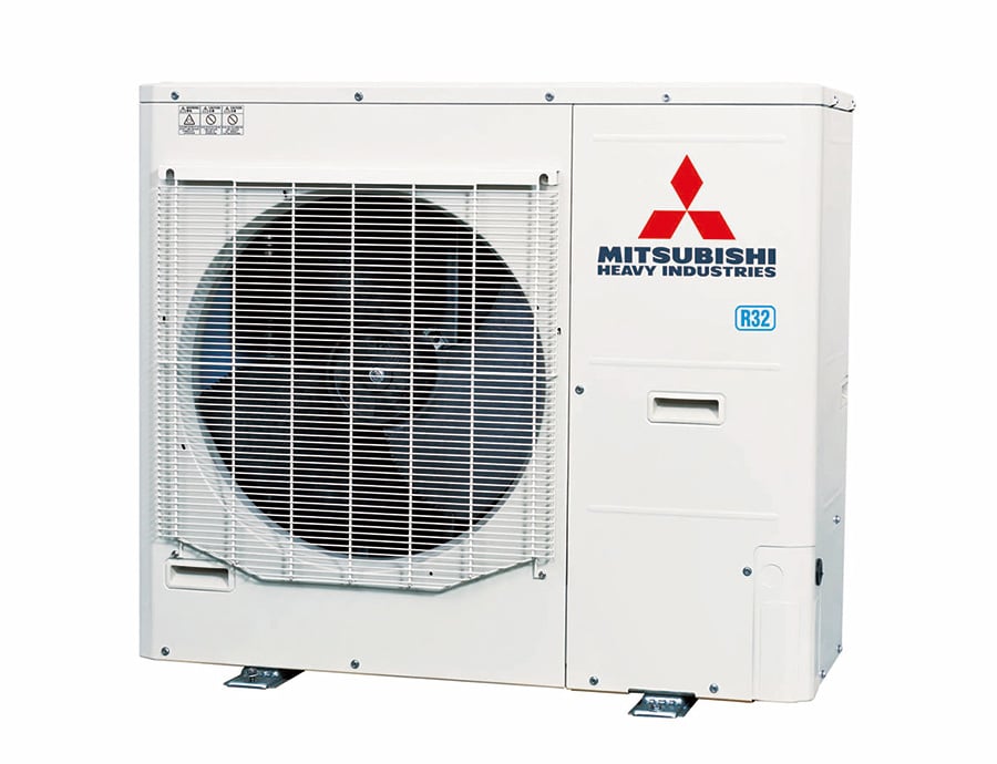 R32 refrigerant single fan, multiple room outdoor unit for buildings