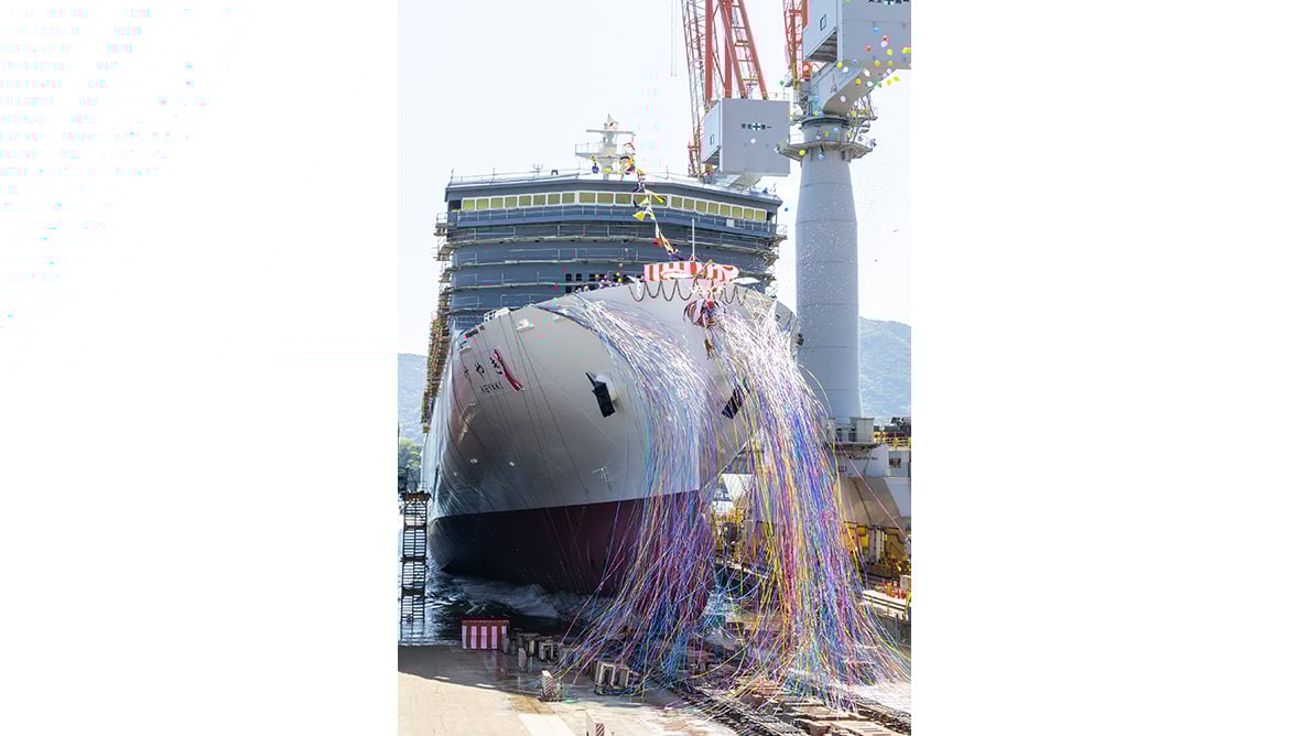 潜水艦　呂號六十六三菱神戸造船所　造幣局　非常に希少 国内最大級の潜水艦 進水式 三菱重工業神戸造船所 - サンテレビ