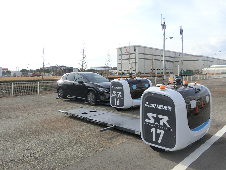 MHI-MS to Conduct Demonstration Testing of Vehicle Transport Robots at Nakagusuku Port in Okinawa-- Project to Realize "People- and Earth-Friendly Vehicle Transport" that Eases Workloads in Harsh Working Conditions and Curbs CO₂ Emissions --
