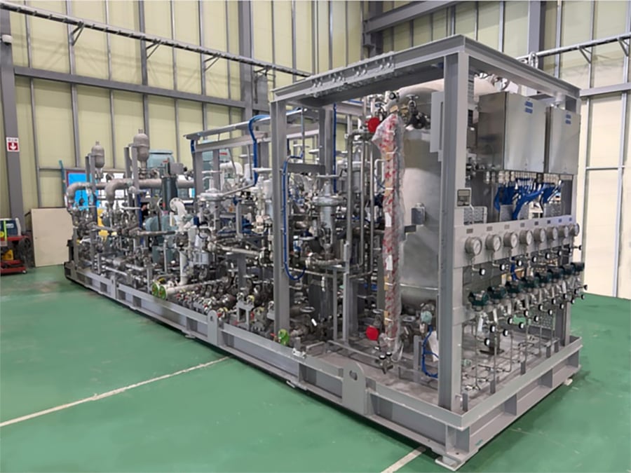 Mitsubishi Shipbuilding Ships First Units of Systems for Marine Ammonia-Fueled Engines-- Contributing to Maritime Decarbonization with Ammonia Fuel Supply and Gas Abatement Systems --