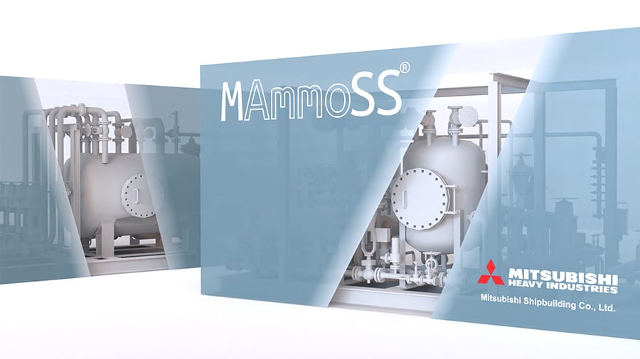 Mitsubishi Shipbuilding Receives Order for the MAmmoSS® Ammonia Fuel Handling System-- For Use at Hitachi Zosen Marine Engine's Ammonia Marine Engine Facility --
