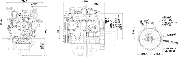 D04FRC Dimensions(Unit:mm)
