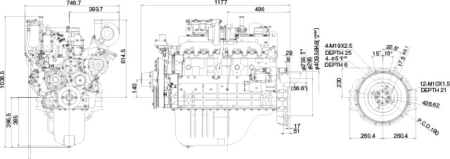 D06FRC Dimensions(Unit:mm)