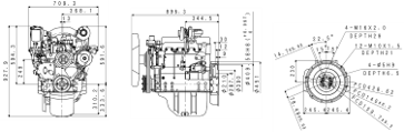 S4K Dimensions(Unit:mm)