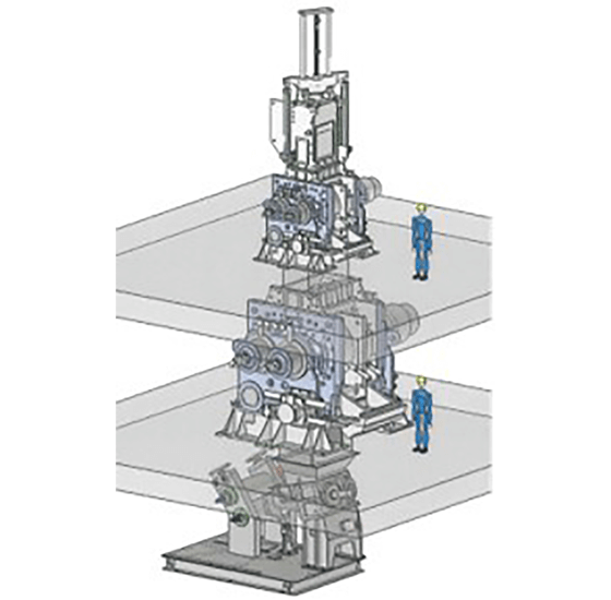 Tandem mixing system<