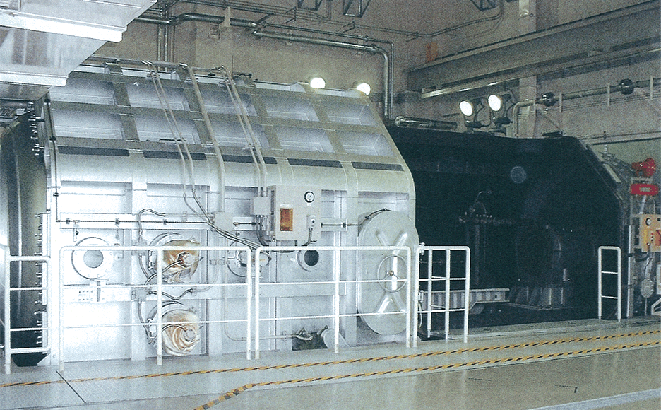 Photograph of the Ram Jet Engine Test Facility