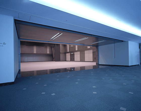 Photograph of Softopia Japan, Sopia Hall (retractable seats for a multipurpose hall/arena)