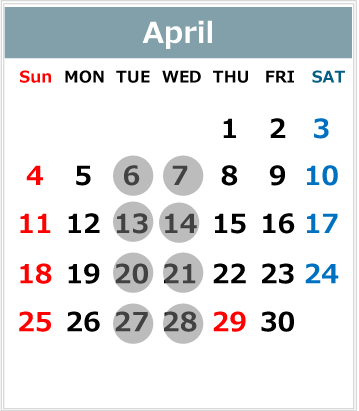 2021, April