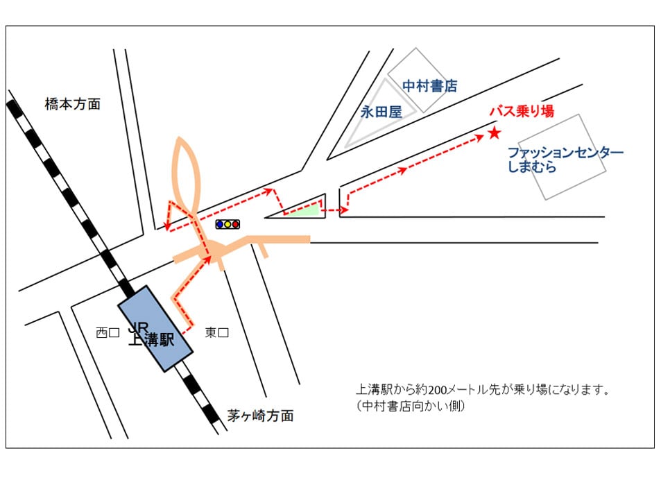 上溝駅バス乗り場