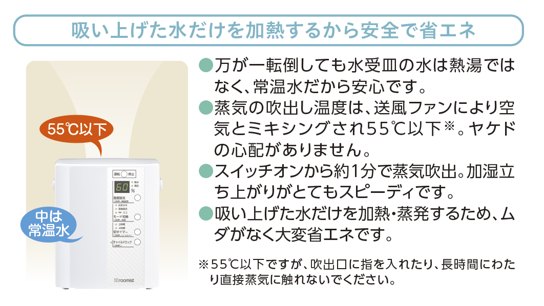 楽天市場】三菱重工冷熱 SHE60XD-W スチームファン蒸発式加湿器 roomist ルーミスト  ホワイト【送料無料(沖縄・離島を除く)】【お取り寄せ商品】【同梱/代引き不可】加湿器 : KCMオンラインショップ