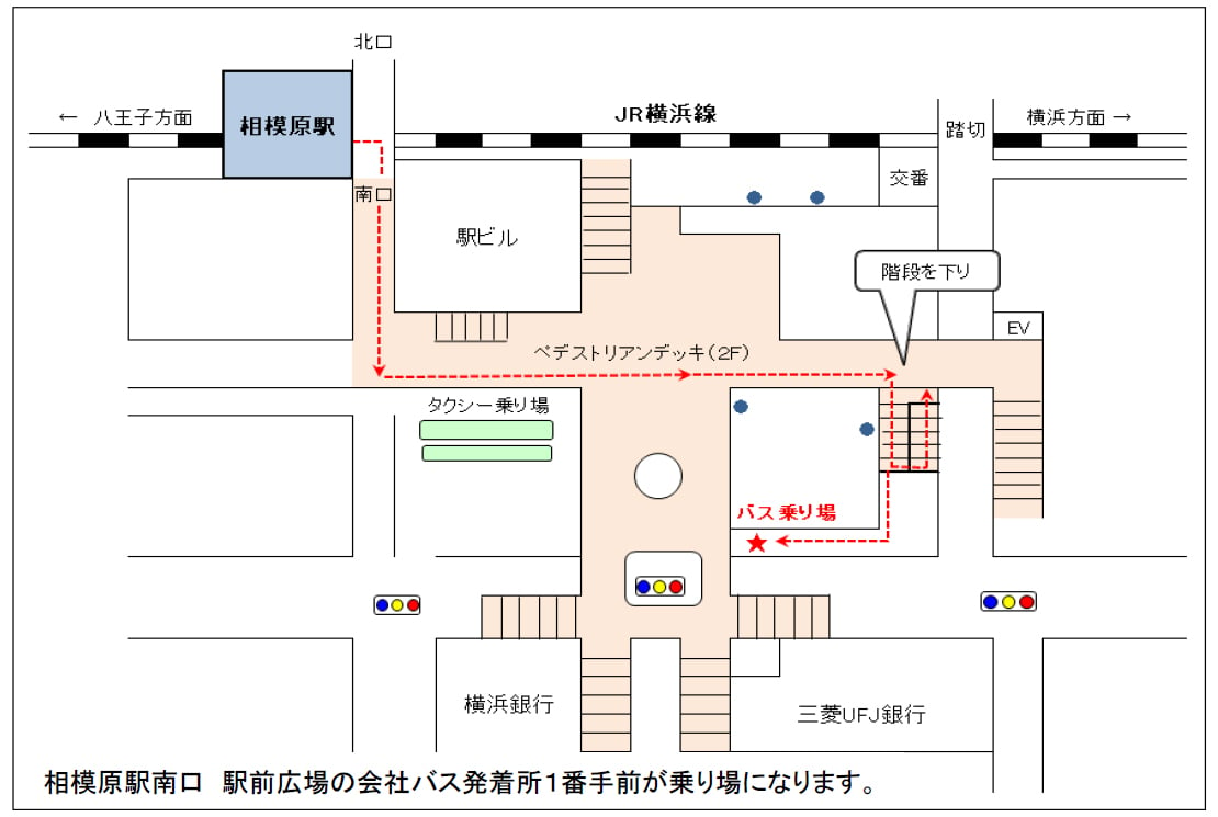 相模原駅バス乗り場