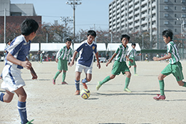 第1回 きずなカップ高砂 少年サッカー大会の様子