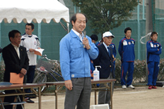 高砂製作所六山副所長による開会の挨拶
