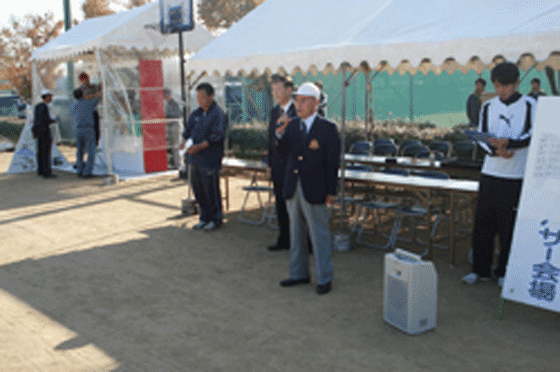 高砂市サッカー協会 馬場会長