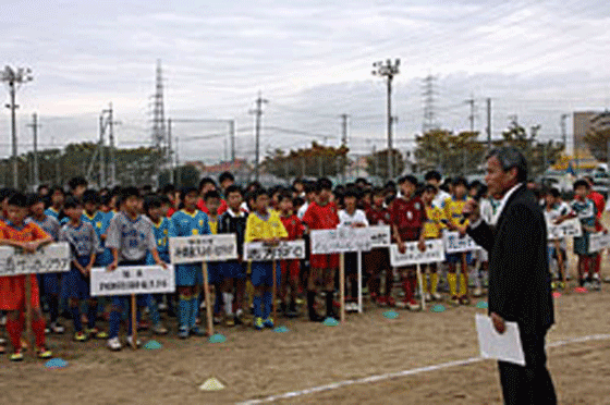 登高砂市長による挨拶