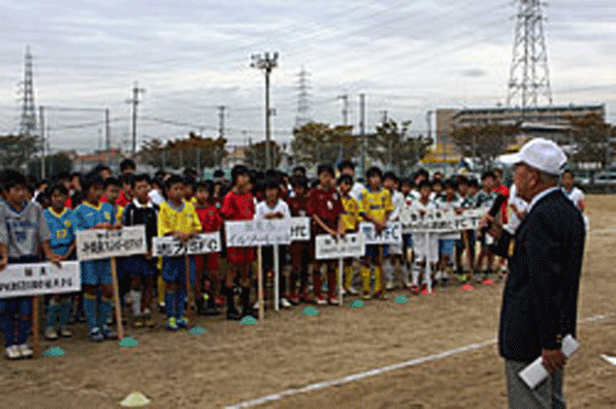 高砂市サッカー協会 馬場会長による挨拶