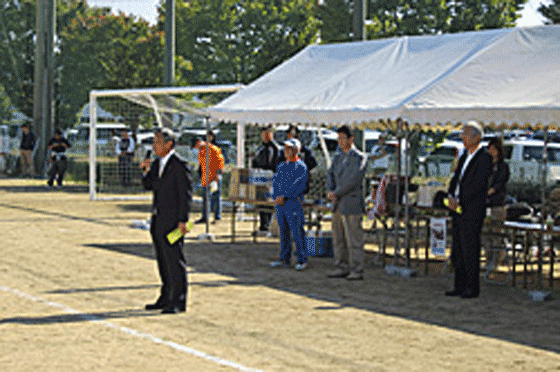 登高砂市長による挨拶