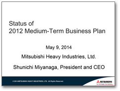 Image: Status of 2012 Medium-Term Business Plan