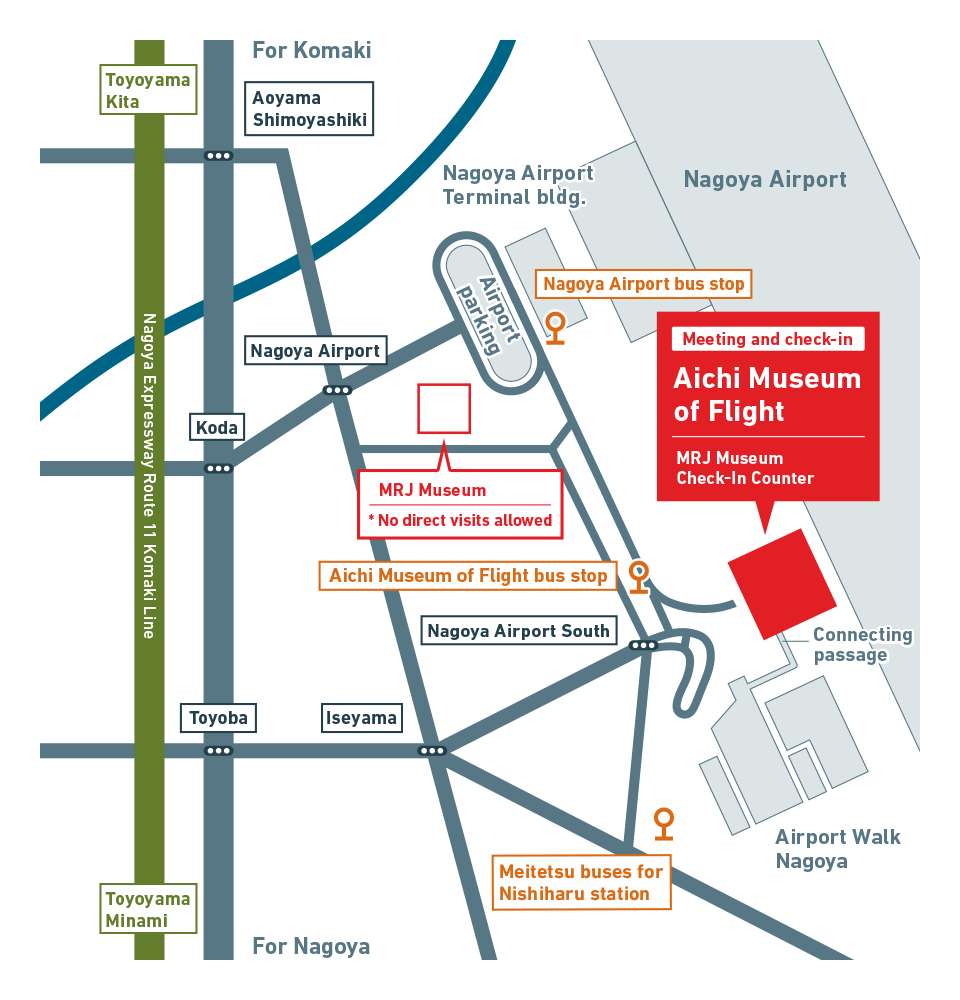 Venue access map