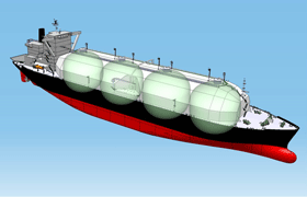 次世代LNG運搬船「サヤリンゴ