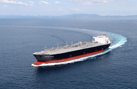大型LPG(液化石油ガス)運搬船