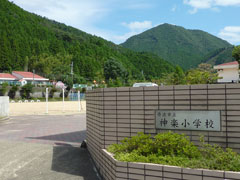 緑豊かな神楽小学校