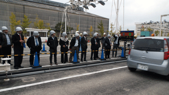 Demonstration run at ITS test track