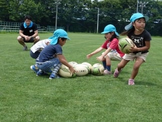 タグラグビーの様子1