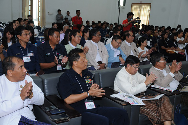 ヤンゴン市開発委員会の職員を始めとする150名超の参加者