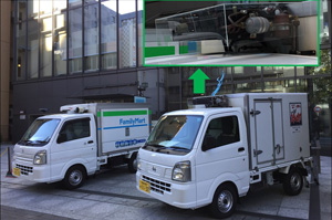 Clear acrylic panels were used to enable students to see the workings of a refrigeration unit.