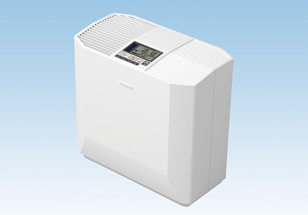 Hybrid evaporative warm-mist humidifier