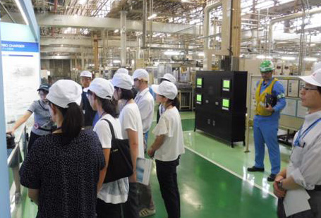 Factory visit in Sagamihara