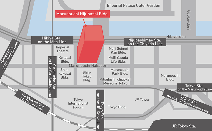 ■ New Head Office Guide Map