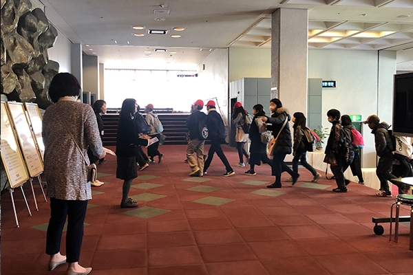 Helping at Awards Hall, Akashi Civic Hall (January 22)