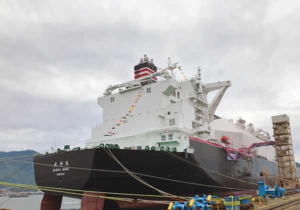 次世代LNG運搬船「武州丸」